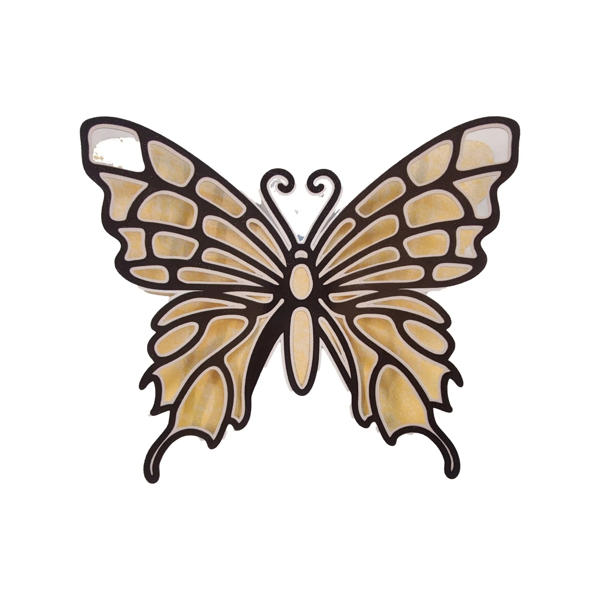 Butterfly for Decoration items for wall decor of home, 3D Butterfly for Room ,Bedroom ,Living Room(12 PCS) - Premium Handcrafted 300 GSM Party Supply by Party Decor Mall India - View 2