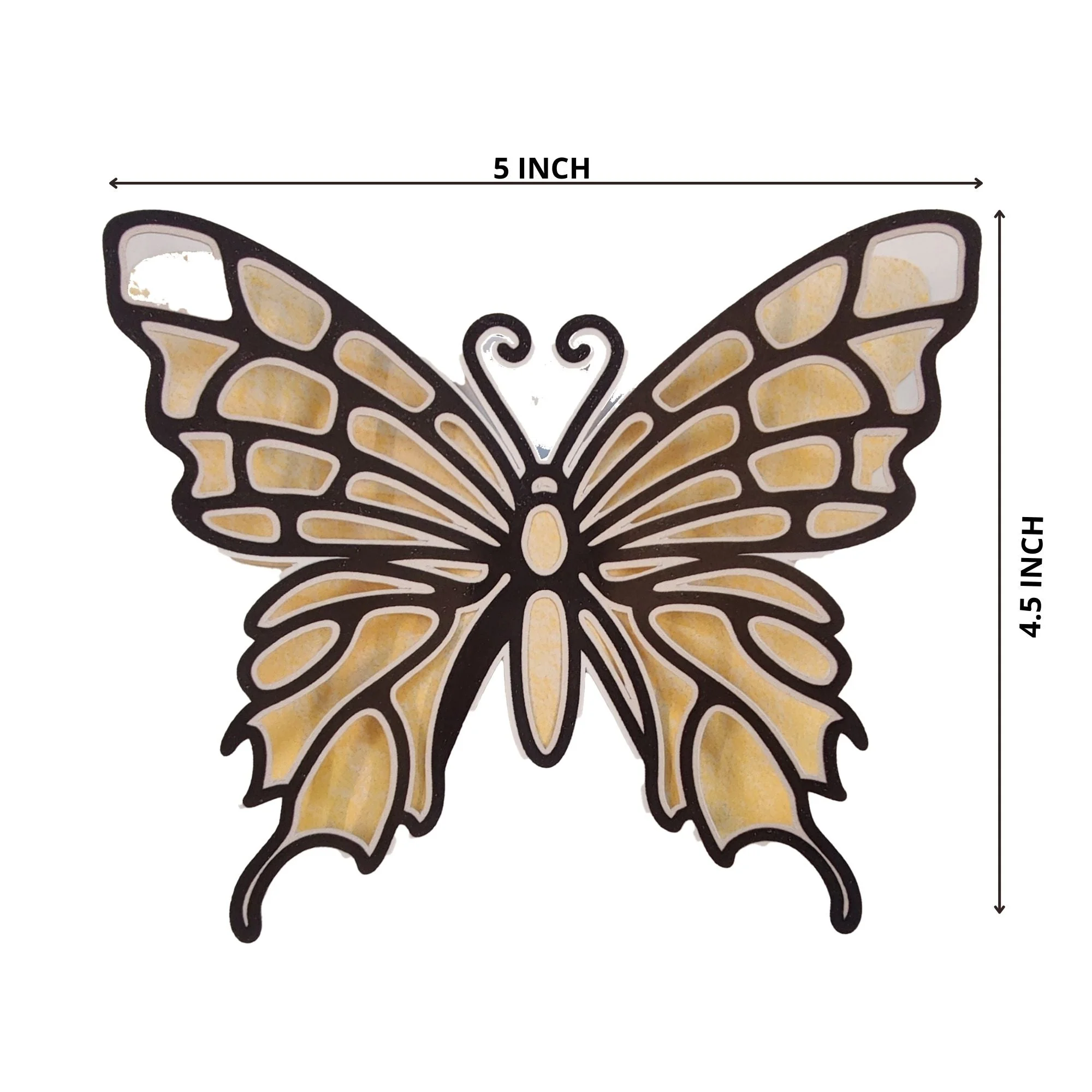Butterfly for Decoration items for wall decor of home, 3D Butterfly for Room ,Bedroom ,Living Room(12 PCS) - Premium Handcrafted 300 GSM Party Supply by Party Decor Mall India - View 3