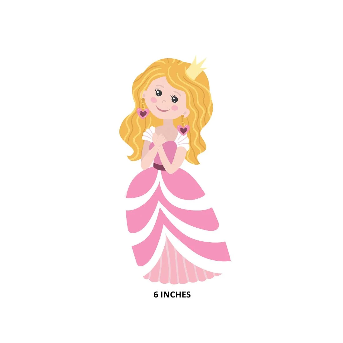 Little Princess Cut Outs Theme Birthday Decoration(12 Pcs) - Premium Handcrafted 300 GSM Birthday Decoration by Party Decor Mall India - View 3