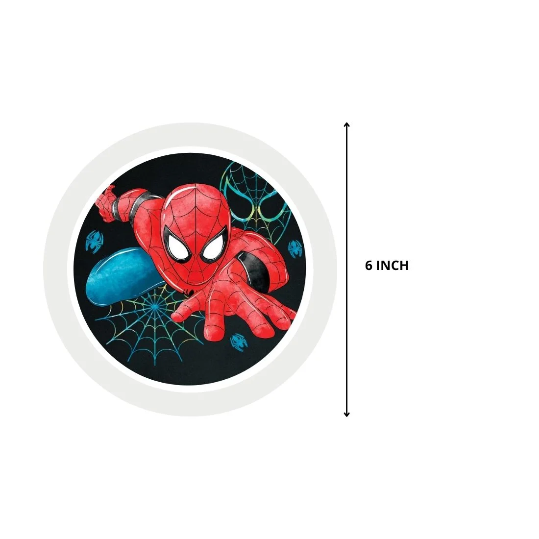 Spider superhero Dangler/Wall Hanging Birthday Decoration – (6 Pieces) - Premium Handcrafted 300 GSM Birthday Decoration by Party Decor Mall India - View 3