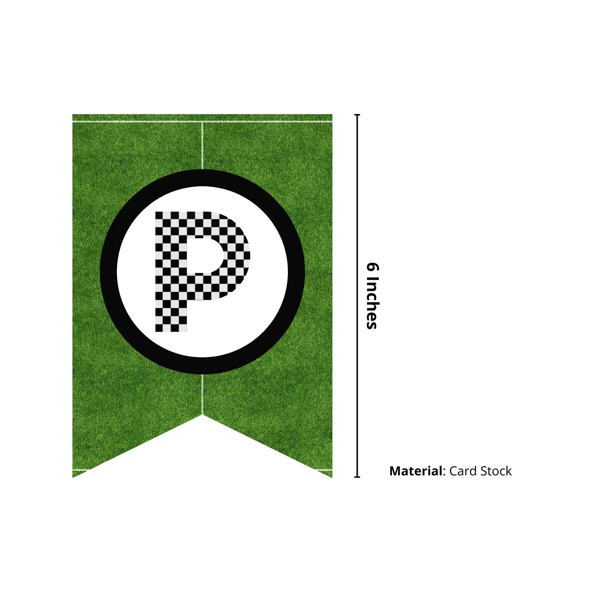 Happy Birthday Banner - Football - Premium Handcrafted 300 GSM Buntings by Party Decor Mall India - View 2