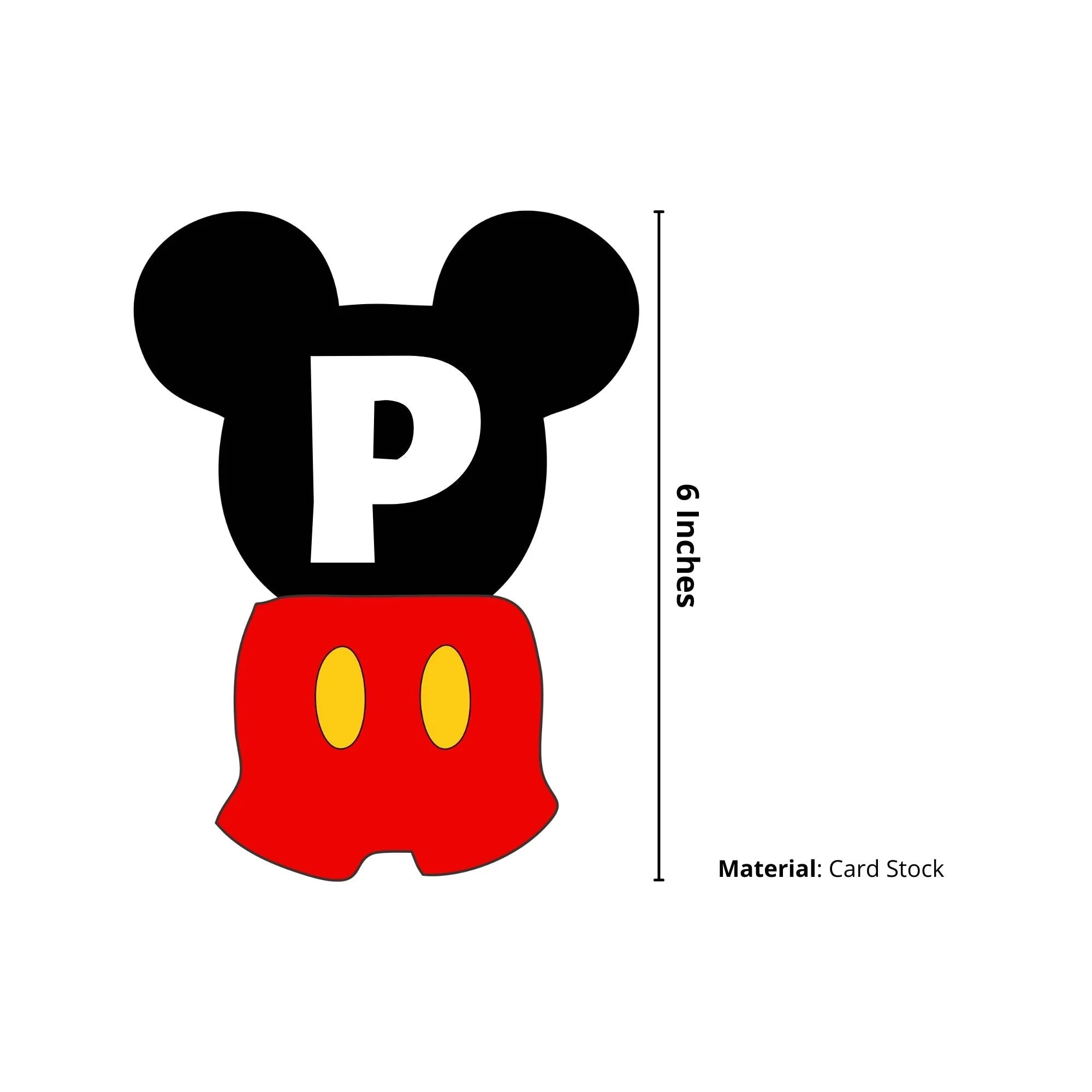 Happy Birthday Banner - Mickey Mouse - Premium Handcrafted 300 GSM Buntings by Party Decor Mall India - View 2