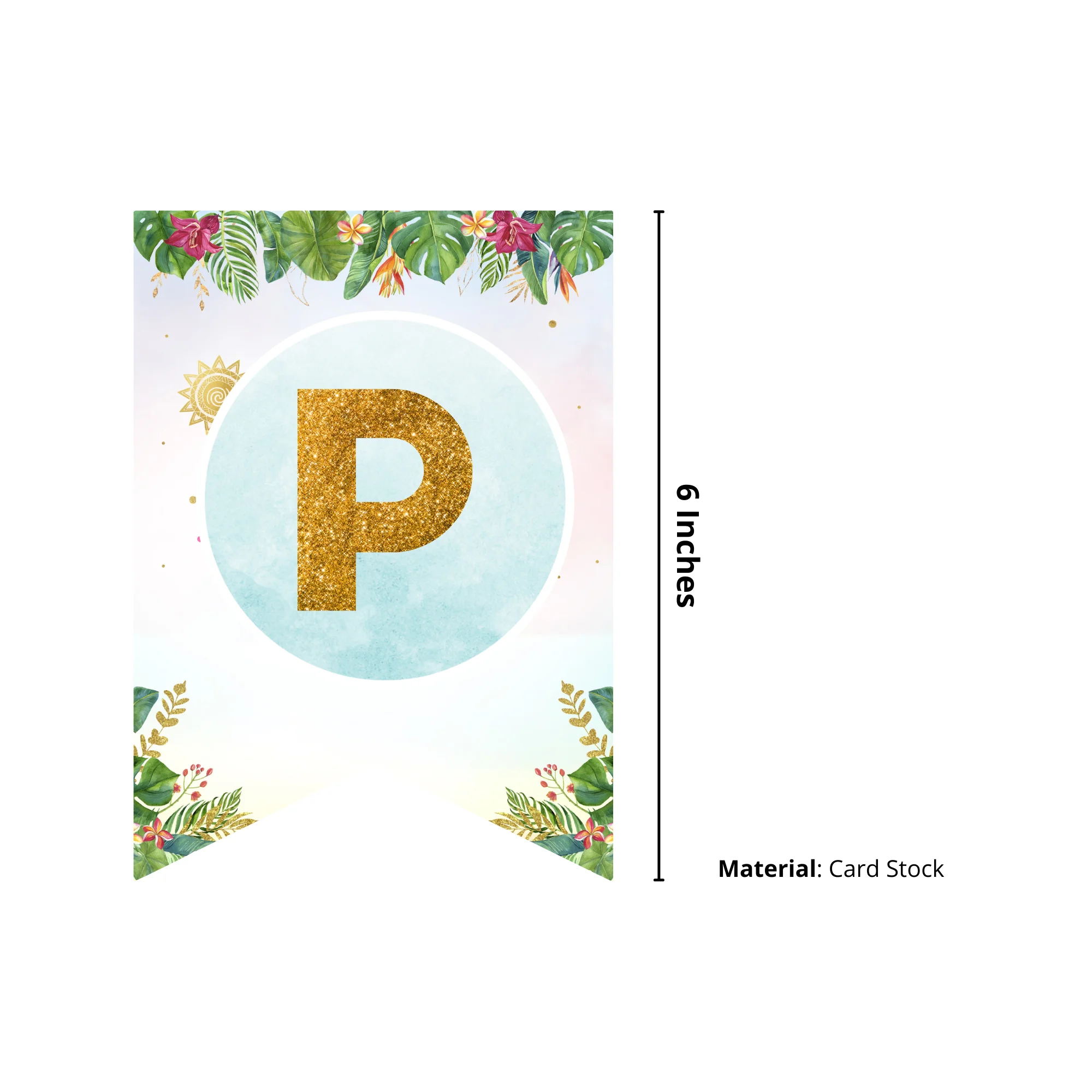 Moana Happy Birthday Banner - Premium Handcrafted 300 GSM Buntings by Party Decor Mall India - View 2