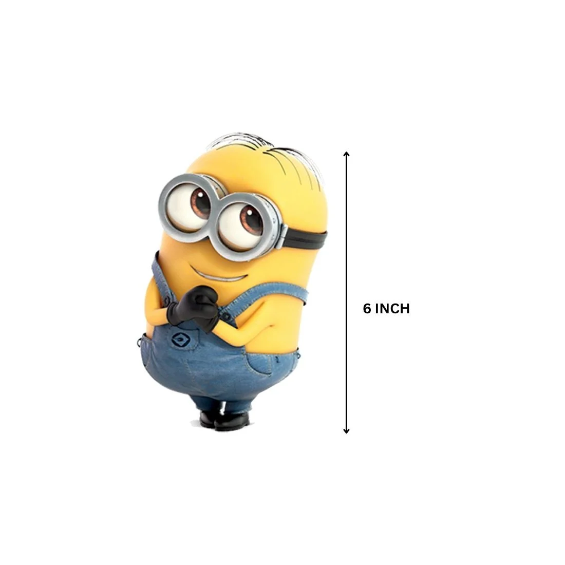 Minion Theme Birthday Decor Cutout (12 Pcs) - 6 Inches - Cardstock - Premium Handcrafted 300 GSM Paper Cutouts by Party Decor Mall India - View 3