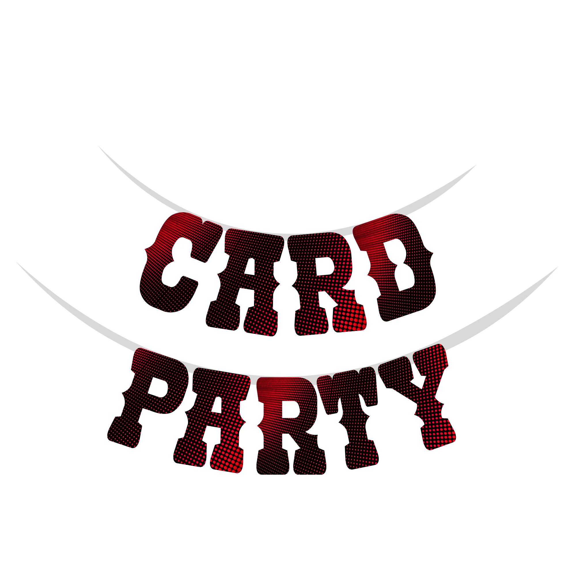 Card Party Cardstock Supershape Banner