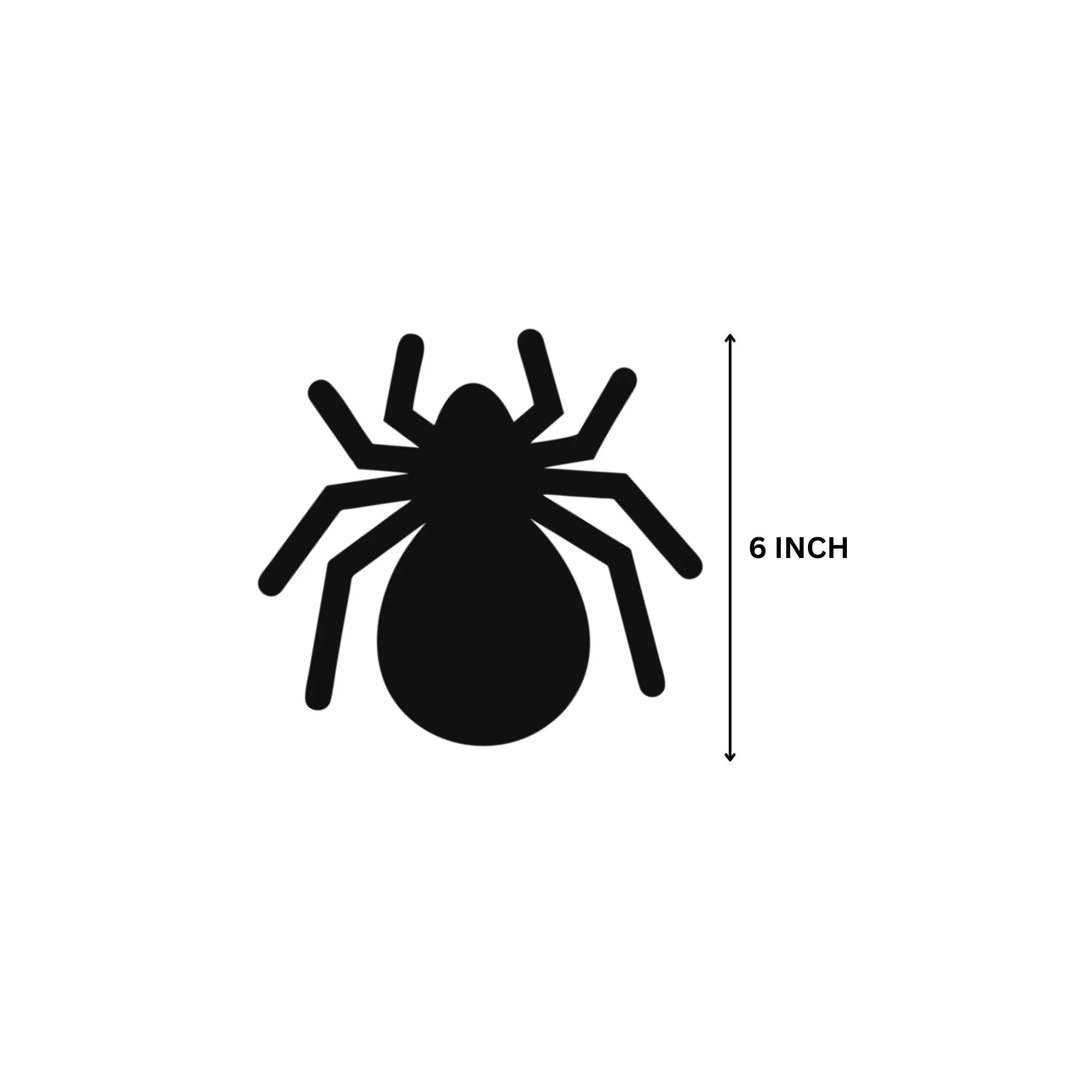 Halloween Banner and Bat ,Spider Cutout - ( 26 Pcs) Material-Cardstock (6 inches/250 GSM Cardstock/Black , Orange) - Premium Handcrafted 300 GSM Paper Cutouts by Party Decor Mall India - View 4