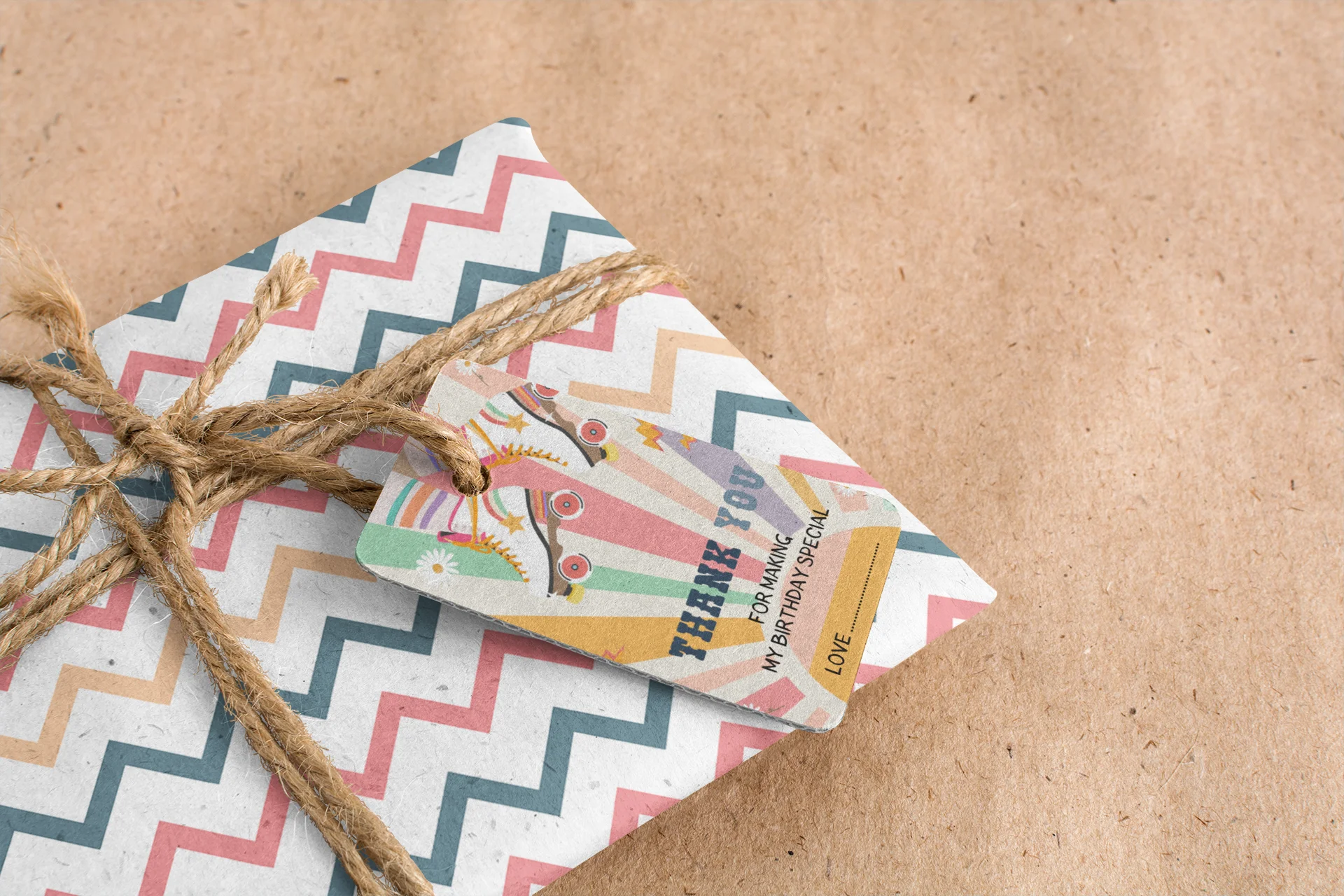 Skate Theme Birthday Favour Tags (2 x 3.5 inches/250 GSM Cardstock/Multicolour/30Pcs) - Premium Handcrafted 300 GSM Thank You Cards by Party Decor Mall India - View 8
