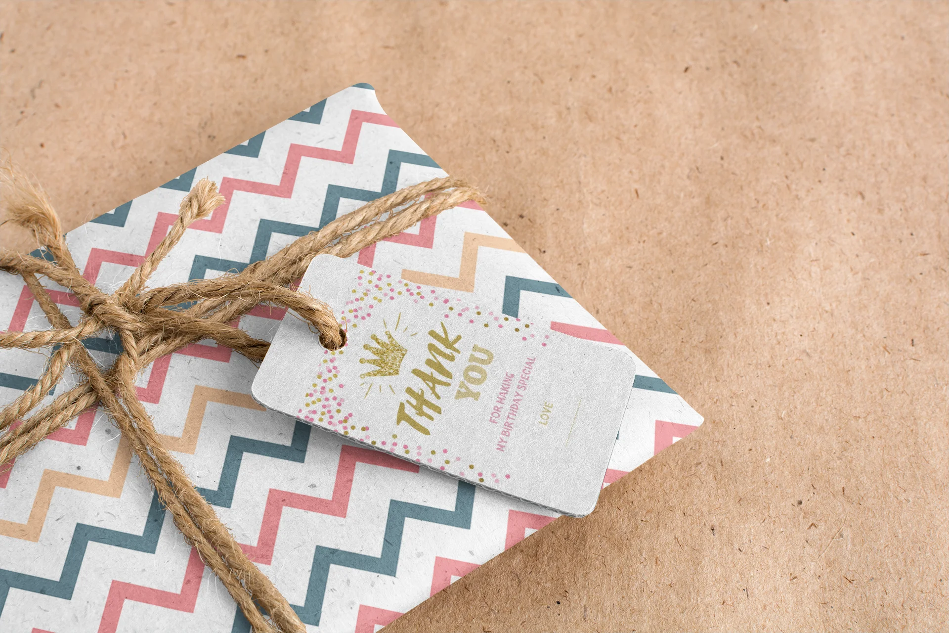 Crown Theme Birthday Favour Tags (2 x 3.5 inches/250 GSM Cardstock/Multicolour/30Pcs) - Premium Handcrafted 300 GSM Thank You Cards by Party Decor Mall India - View 8