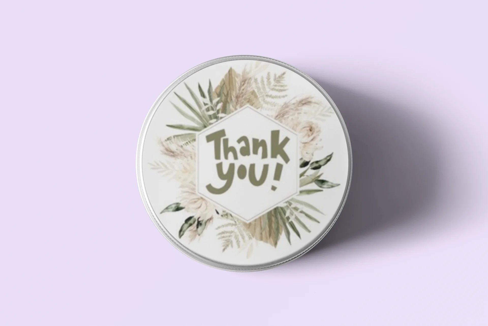 Floral Theme- Return Gift/birthday decor Thankyou Sticker (6 CM/Sticker/Mixcolour/24Pcs) - Premium Handcrafted 300 GSM Return Gift Label Stickers by Party Decor Mall India - View 7