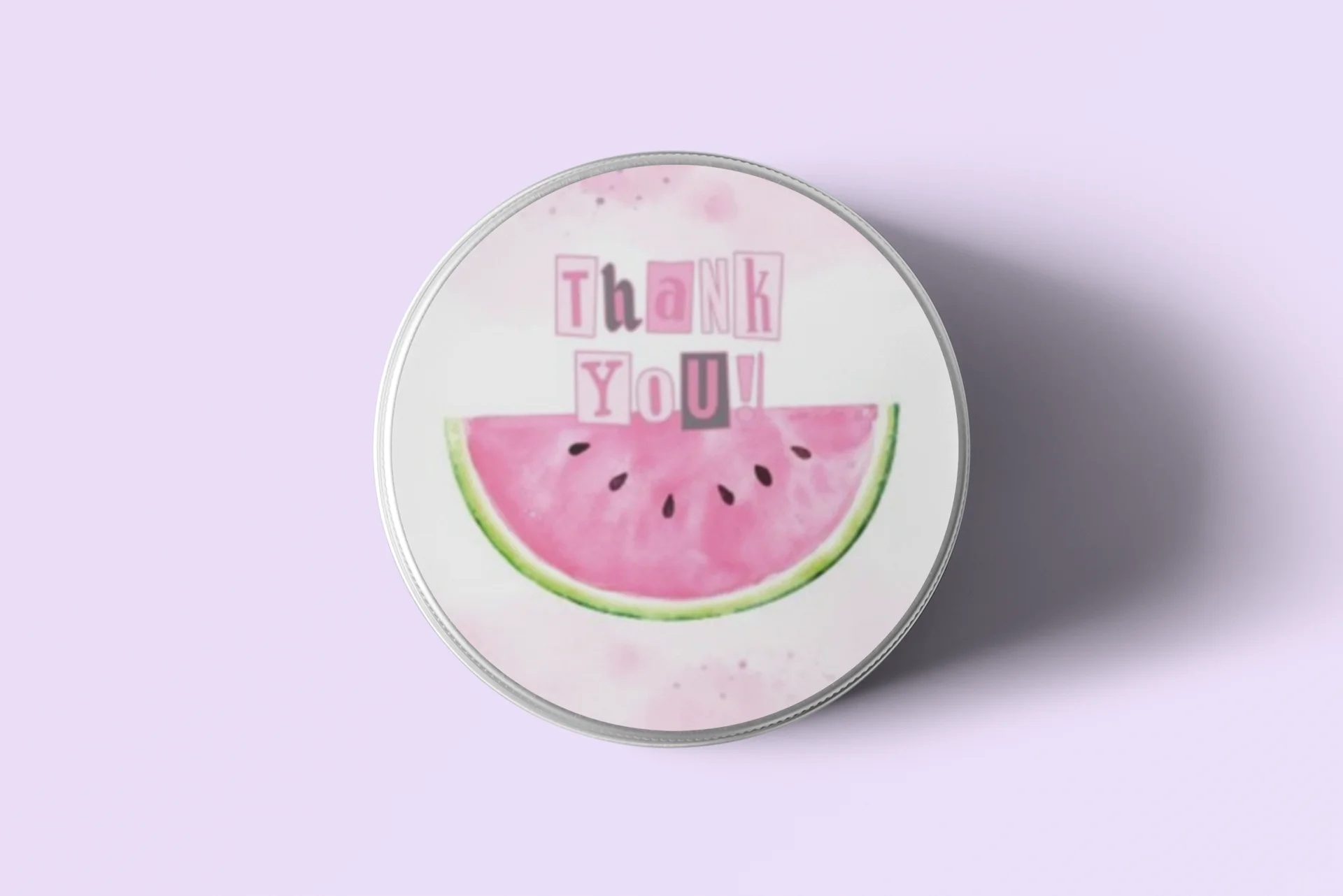 Melon Theme- Return Gift/birthday decor Thankyou Sticker (6 CM/Sticker/Multicolour/24Pcs) - Premium Handcrafted 300 GSM Return Gift Label Stickers by Party Decor Mall India - View 4