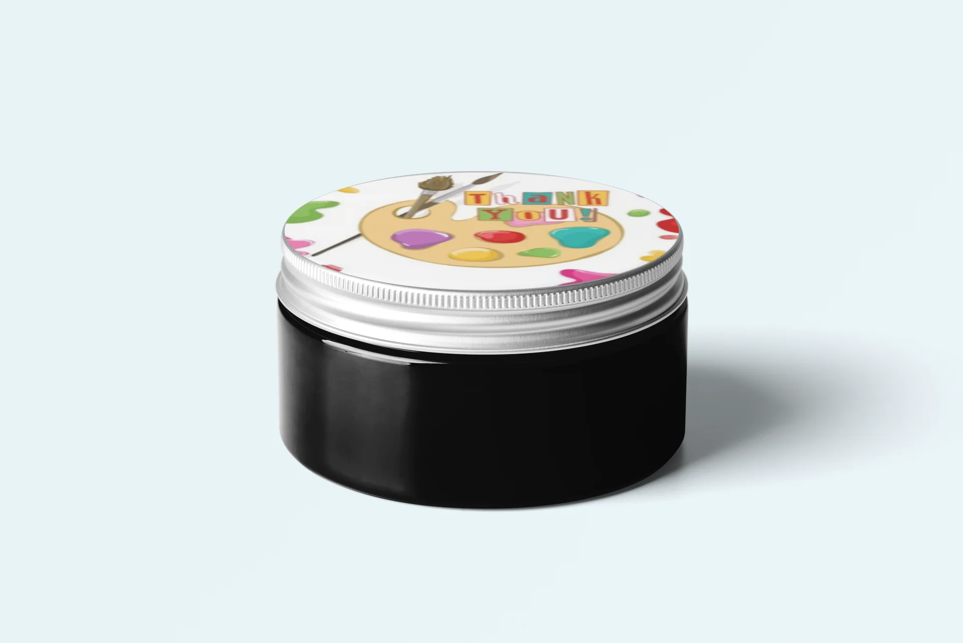 Craft Theme- Return Gift/birthday decor Thankyou Sticker (6 CM/Sticker/Multicolour/24Pcs) - Premium Handcrafted 300 GSM Return Gift Label Stickers by Party Decor Mall India - View 4