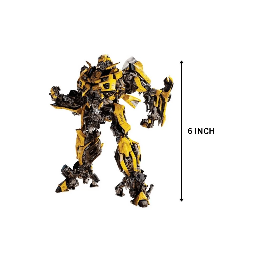 Transformers Theme Cutout (6 inches/250 GSM Cardstock/Mixcolour/12Pcs) - Premium Handcrafted 300 GSM Paper Cutouts by Party Decor Mall India - View 3