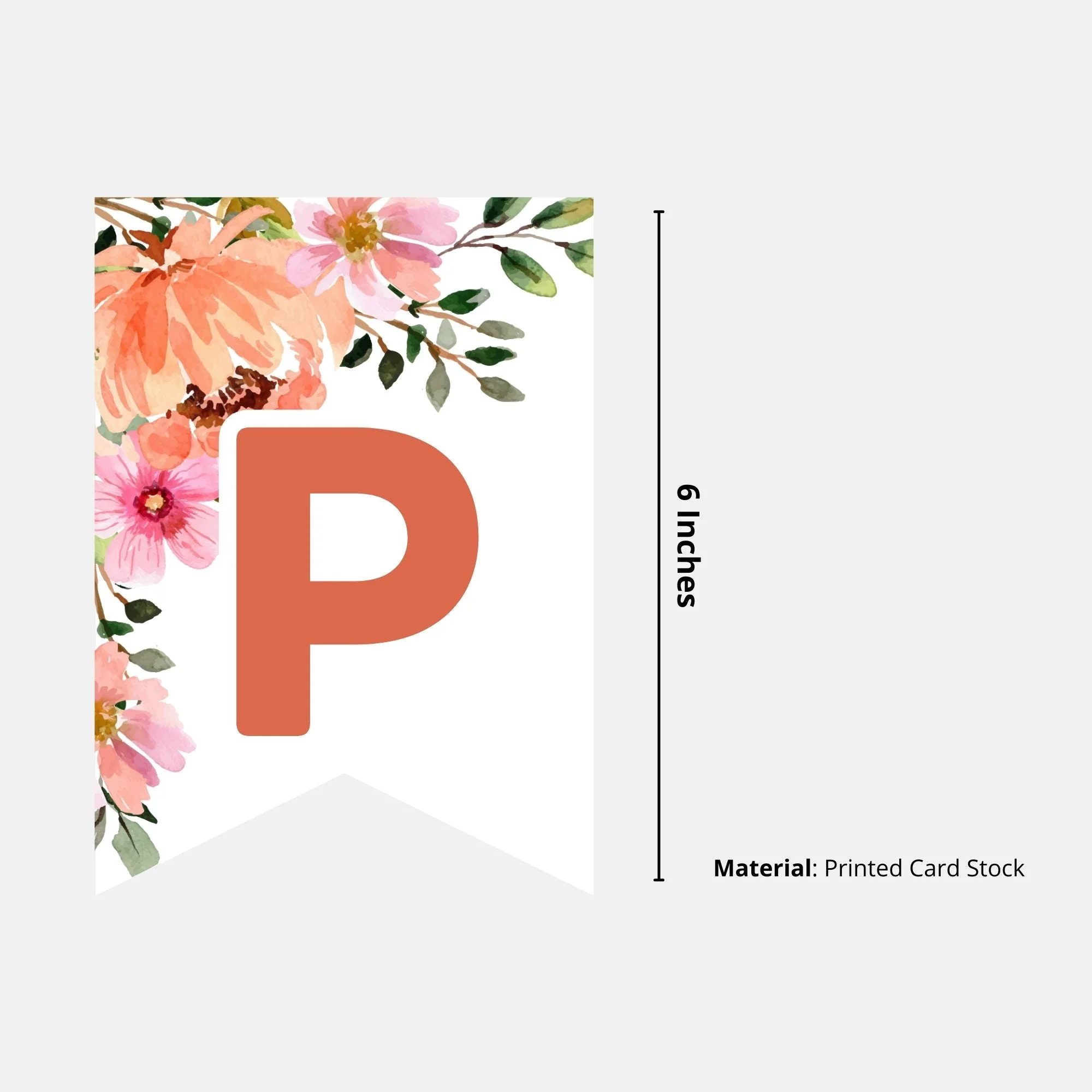 Happy Mothersday Banner (6 inches/250 GSM Cardstock/Mixcolour/15 pcs) - Premium Handcrafted 300 GSM Buntings, Others by Party Decor Mall India - View 2