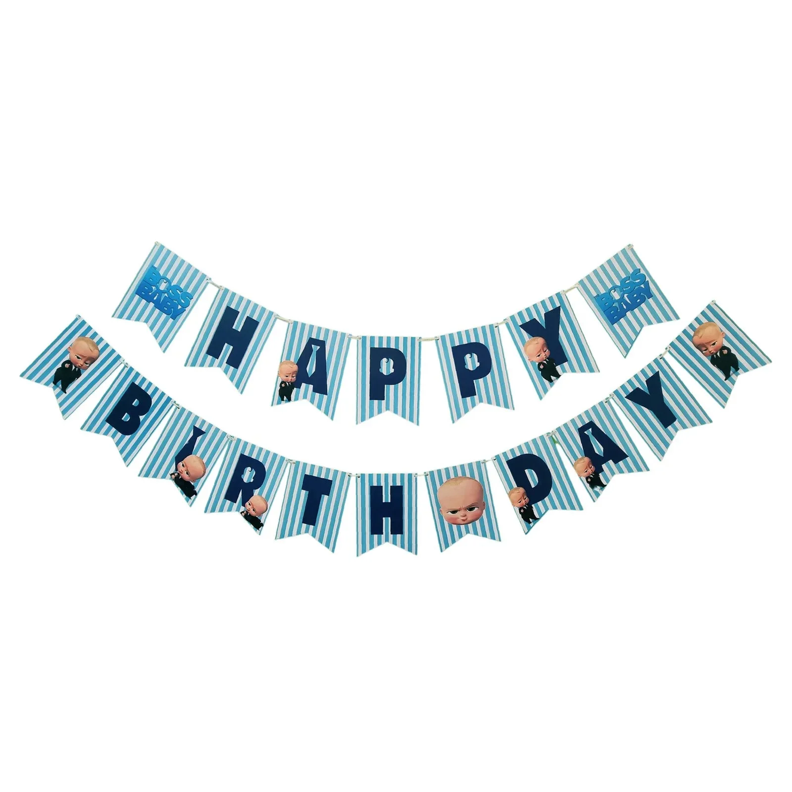Boss Baby Girl Adventure Birthday Party Decorations - Banner, Cutouts (6 inches/250 GSM Cardstock/Mixcolour/25Pcs) - Premium Handcrafted 300 GSM Paper Cutouts by Party Decor Mall India - View 3