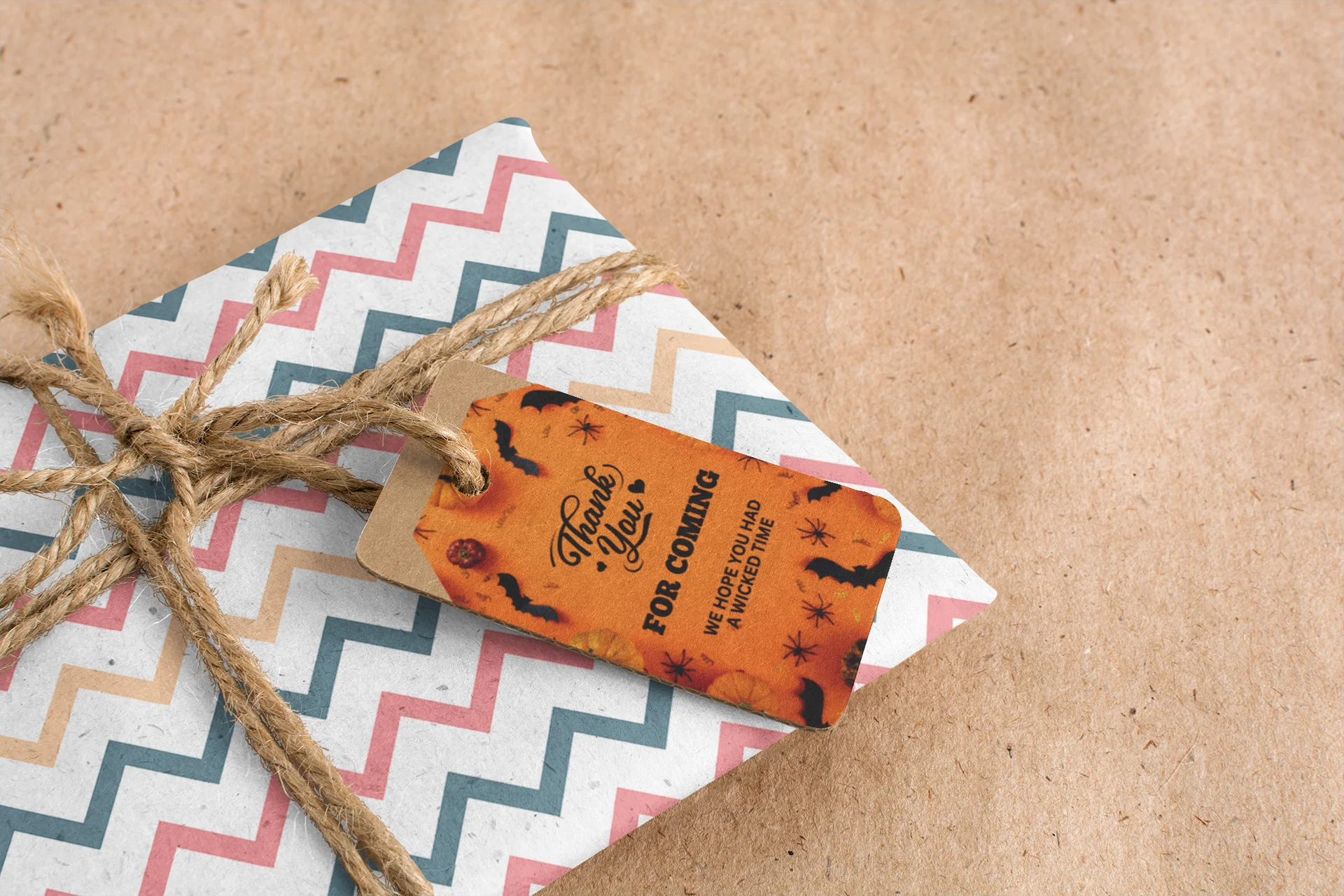 Halloween Theme Party Favour Tags - (3.5 Inches/250 GSM Cardstock/Orange, Black , & Yellow/30 Pcs) - Premium Handcrafted 300 GSM Thank You Cards by Party Decor Mall India - View 8