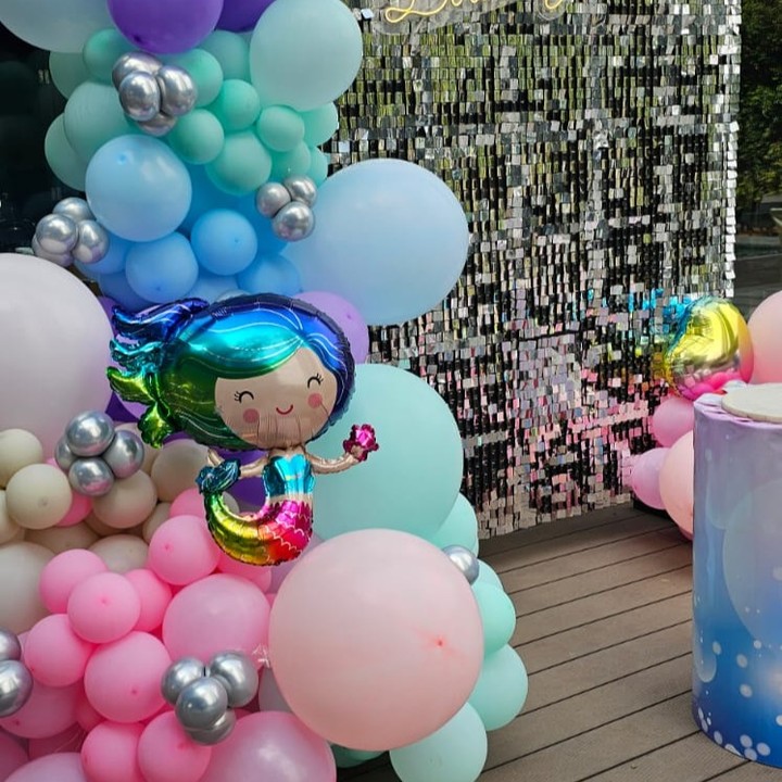 Mermaid Backdrop designed by our team of professionals