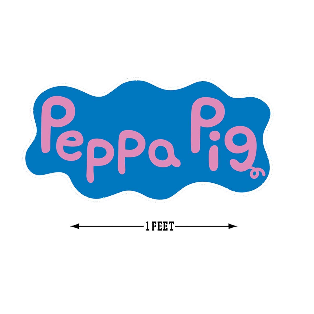 Peppa Pig 1ft Cutouts for Birthday Party Decorations 8 Pcs - Premium Handcrafted 300 GSM Paper Cutouts by Party Decor Mall India - View 3