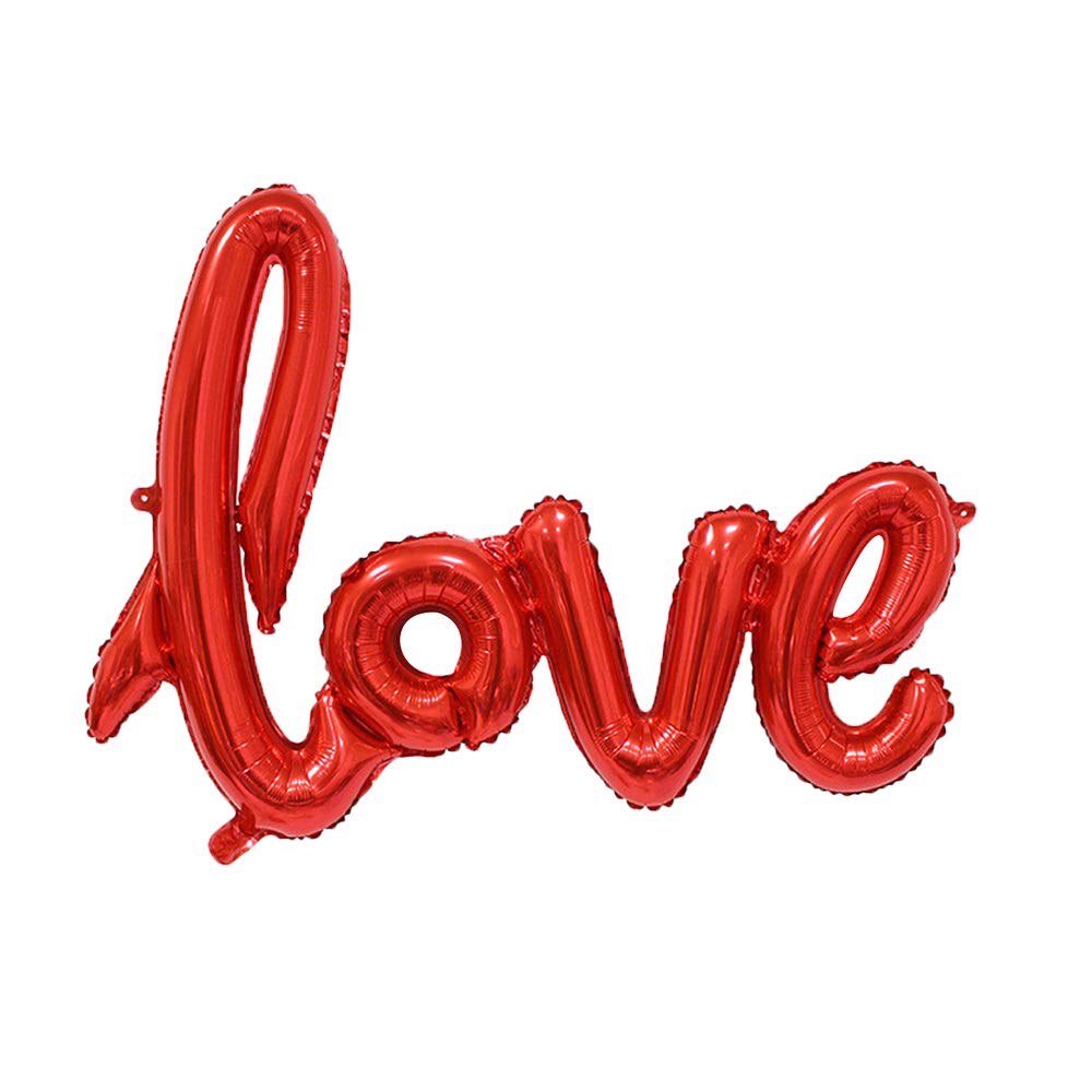 LOVE Foil Balloon(Red) - Premium Foil Balloon by Party Decor Mall