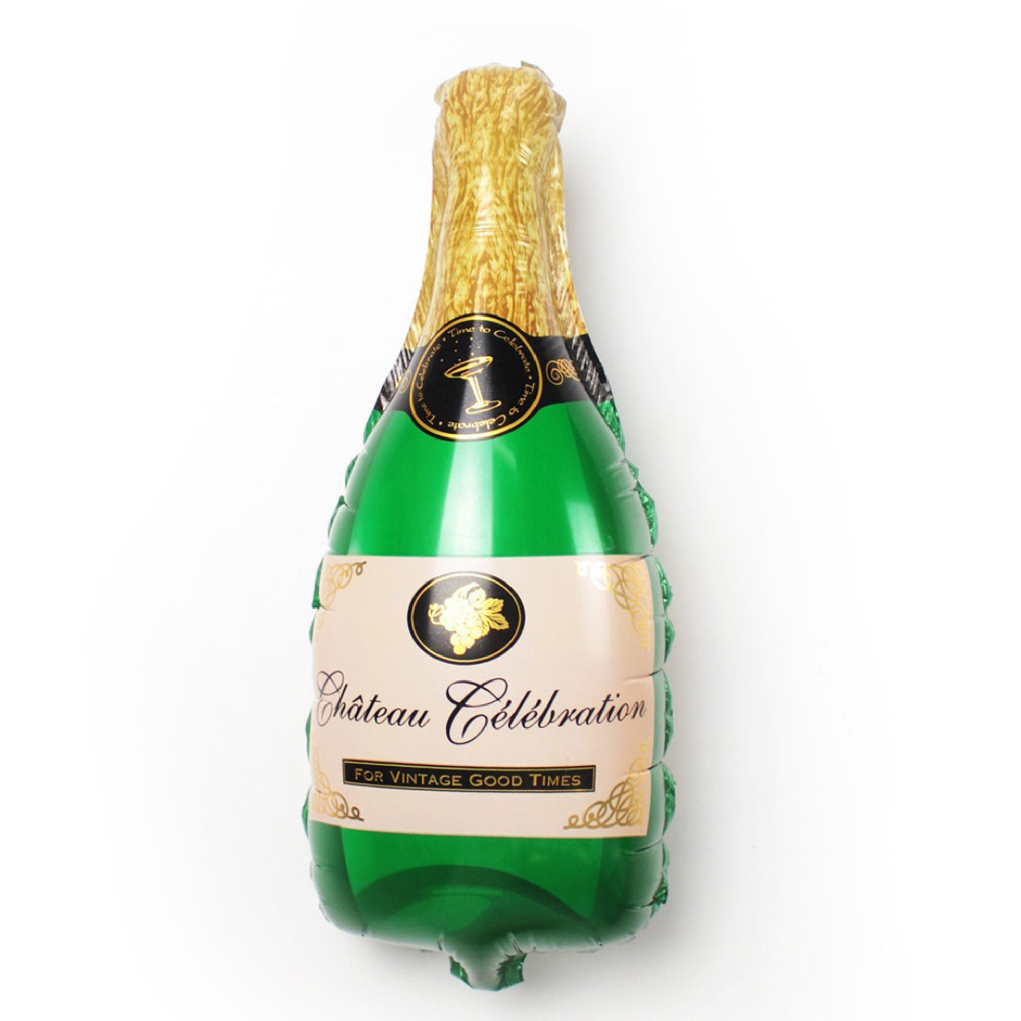Champagne Bottle Green Foil Balloon for Bachelor’s, Birthdays & Anniversaries Decorations