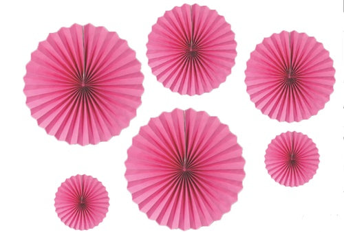 Pink Paper Fan Decoration for Birthday Decoration, Birthday Party, Wall Decoration, Hanging Decoration
