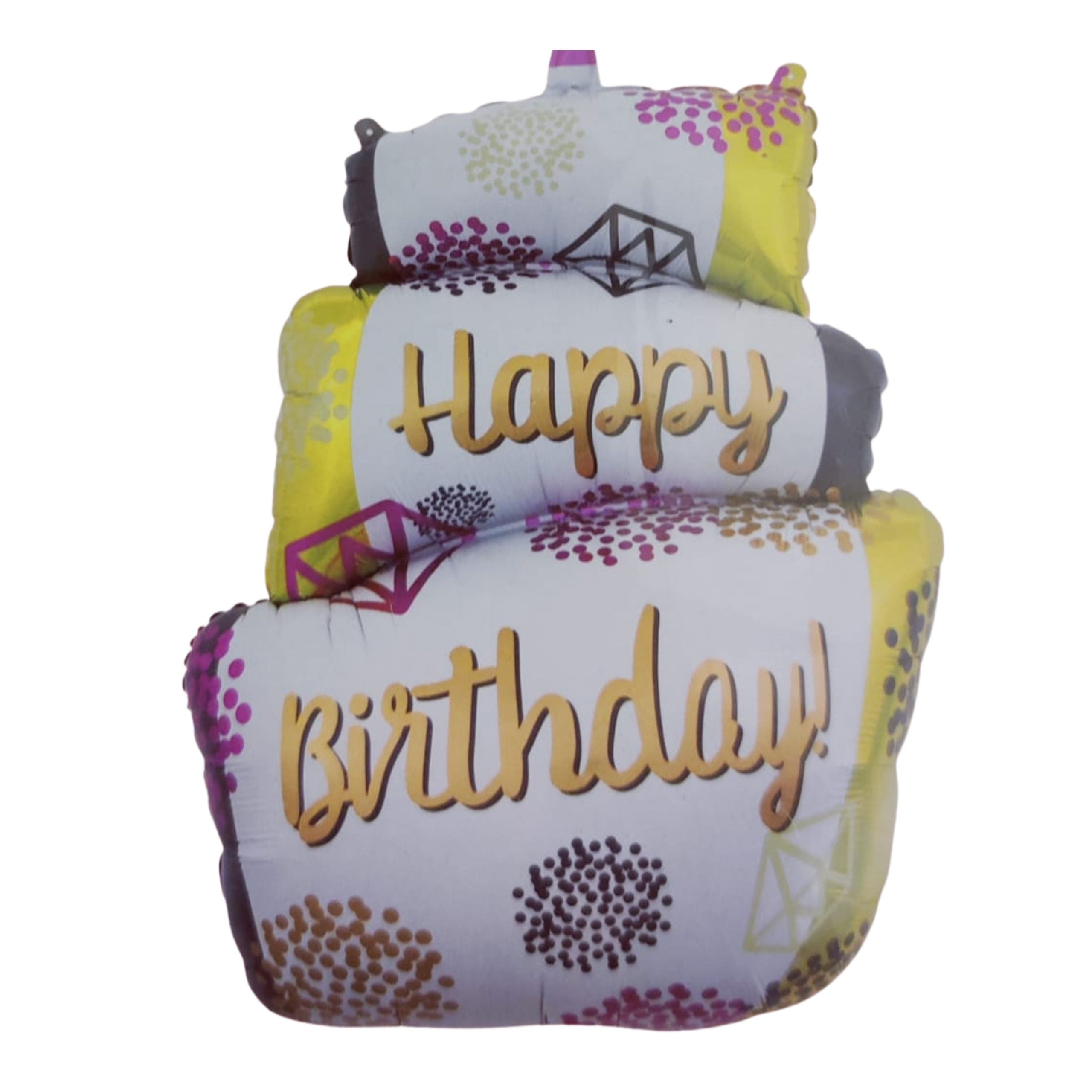Cake Happy Birthday Foil Balloons for Party Decorations 43 inches