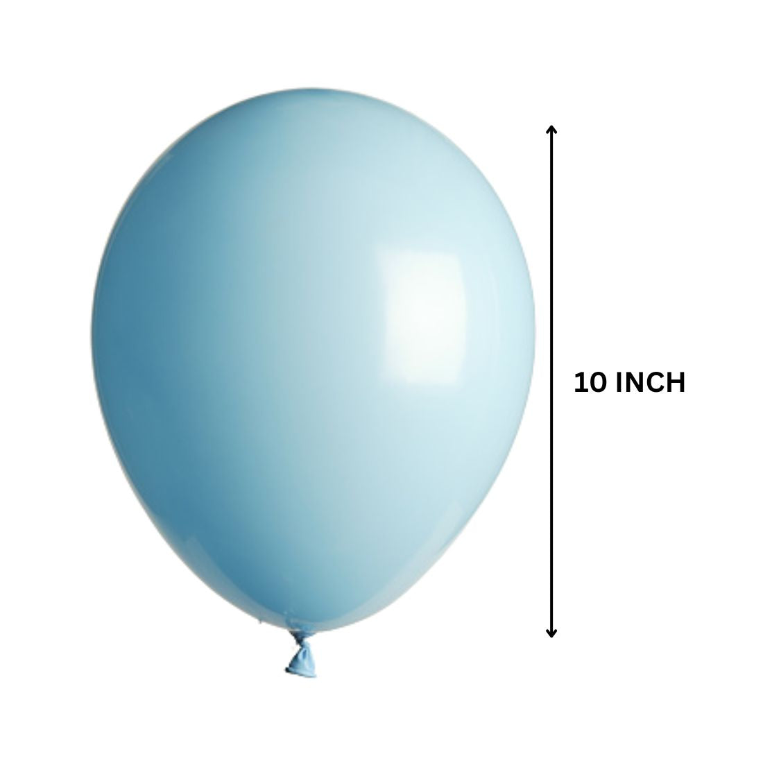 Pastel Blue Latex Balloon (50 Pcs Set) For Engagement, Wedding and Valentines Day Or Birthday Party Celebration Decoration - Premium Handcrafted 300 GSM Balloons & Decor by Party Decor Mall India - View 2