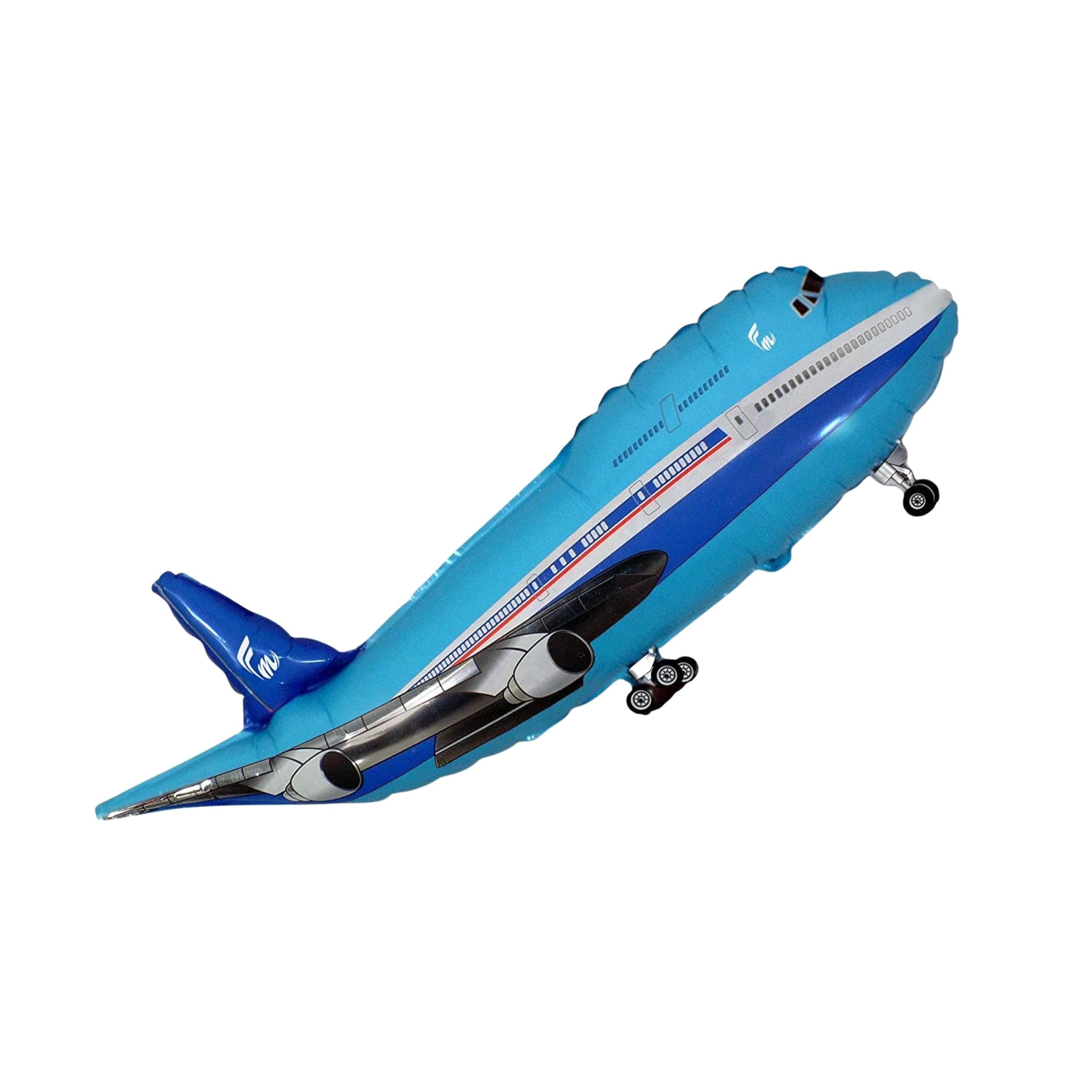 Blue Aeroplane Foil Balloon