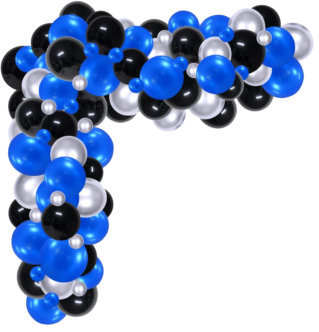 Blue Black Space/Astraunaut/Boss Baby Theme Latex Balloons - Set of 100